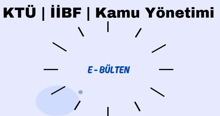 Kamu Yönetimi Bölümü bülteni