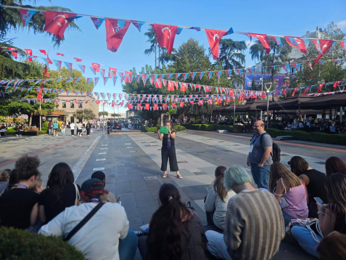 Creative Writing Session in Trabzon Meydan Park
