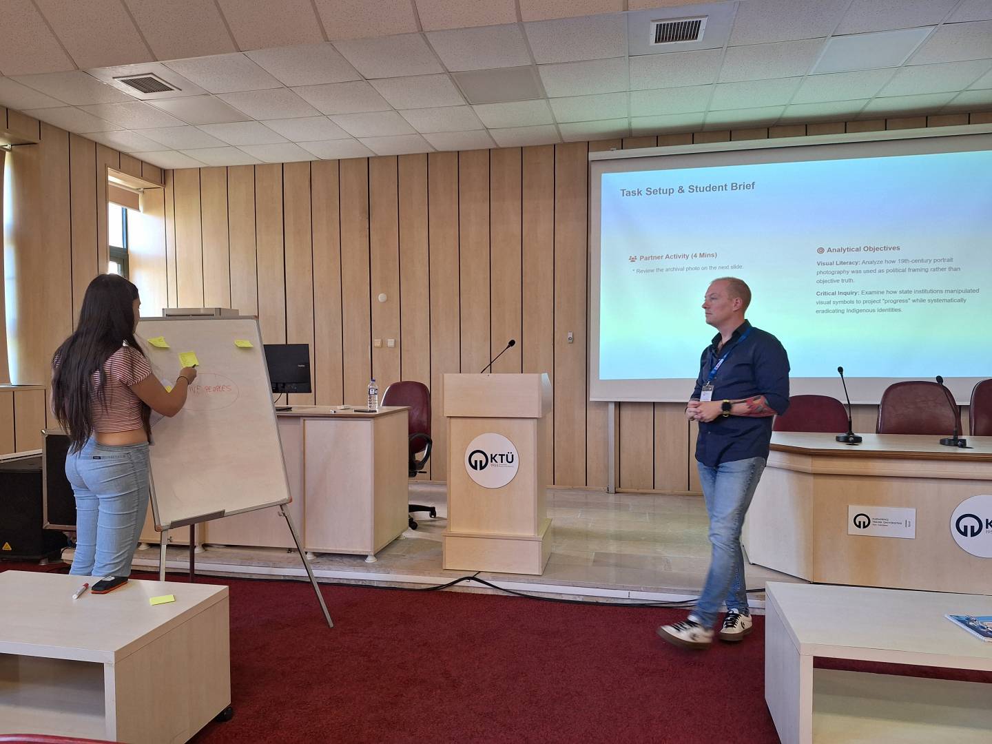 Lecture by Assistant Lecturer Attila Takacs