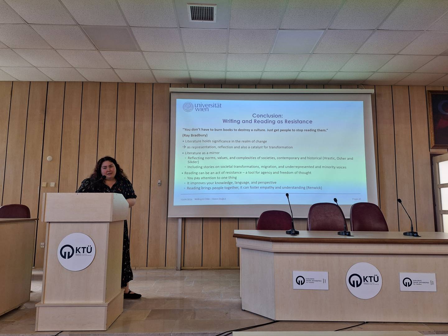 Lecture by PhD Researcher Gizem Doğrul