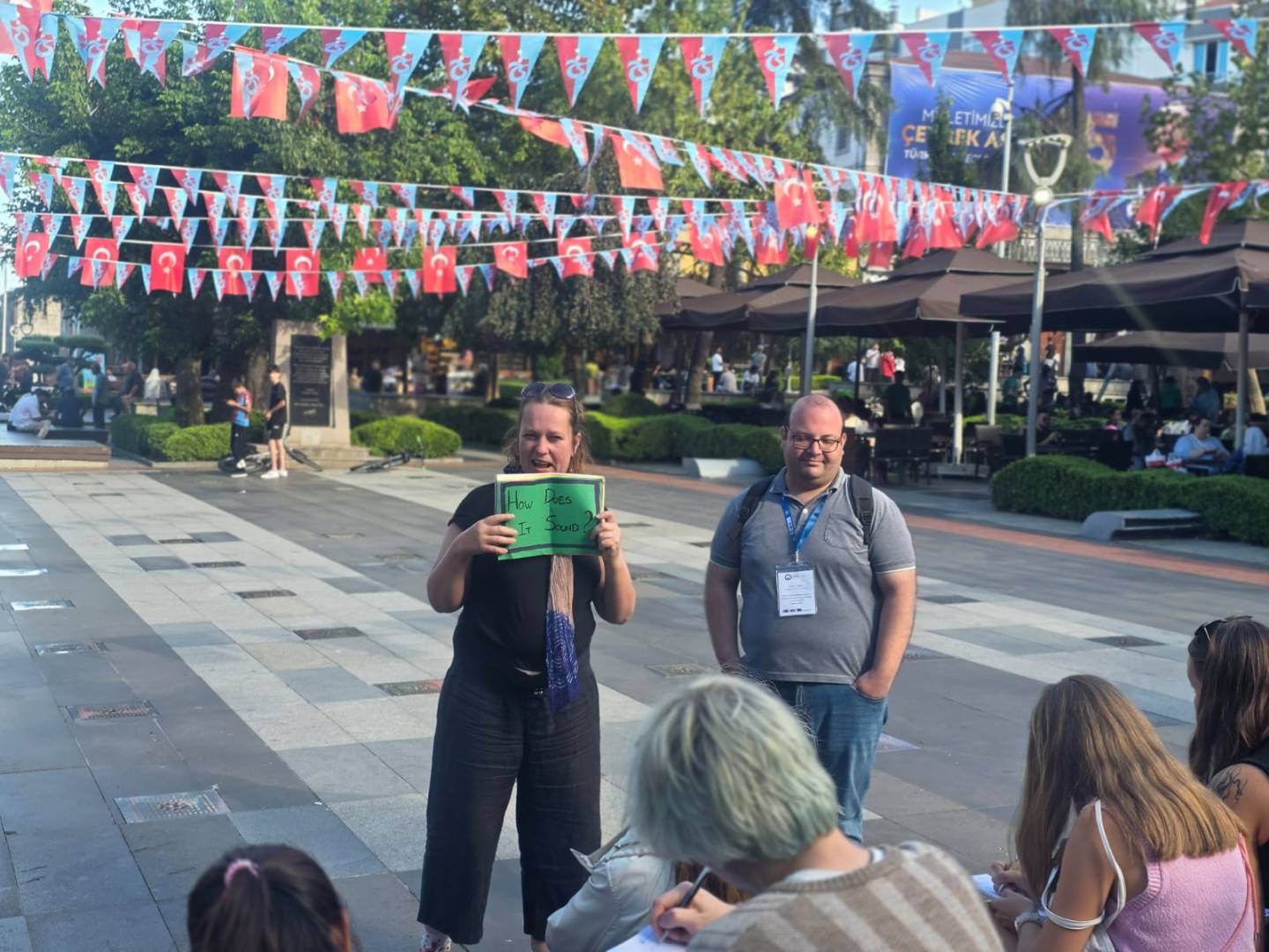 Creative Writing Session in Trabzon Meydan Park