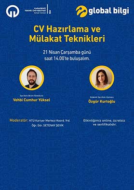 CV Hazırlama ve Mülakat Teknikleri