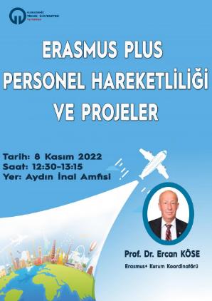 Erasmus Plus Personel Hareketliliği ve Projeler