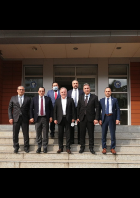 İlçemiz Kaymakamı Ahmet Gazi Kaya, Belediye Başkanı Rahmi Üstün ve Ak Parti İlçe Başkanı Hüseyin Azizoğlu Meslek Yüksekokulumuzu Ziyaret Etti