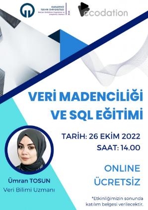 Veri Madenciliği ve SQL Eğitimi
