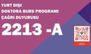 TÜBİTAK 2213 - A Yurt Dışı Doktora Burs Programı
