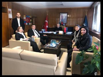 Jeoloji Mühendisleri Odası Yeni Yönetimi Dekanlığımızı Ziyaret Etti.