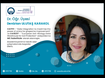 COST Programında Bir Başarı da Üniversitemiz Moleküler Biyoloji ve Genetik Bölümü Öğretim Üyemizden Geldi