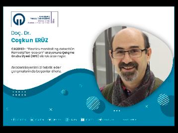Doç. Dr. Coşkun ERÜZ COST Programına Çalışma Grubu Üyesi (WG) Olarak Atandı