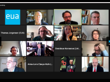 KTU participated in the first workshop on "Changing Geopolitics  What pathways for Europes universities?