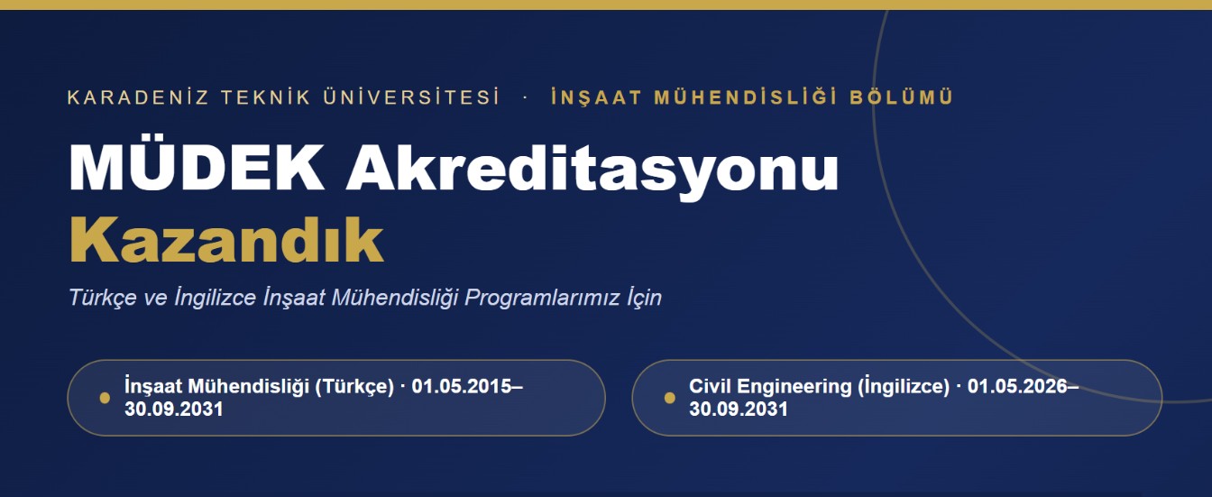 İnşaat Mühendisliği Müdek 2026