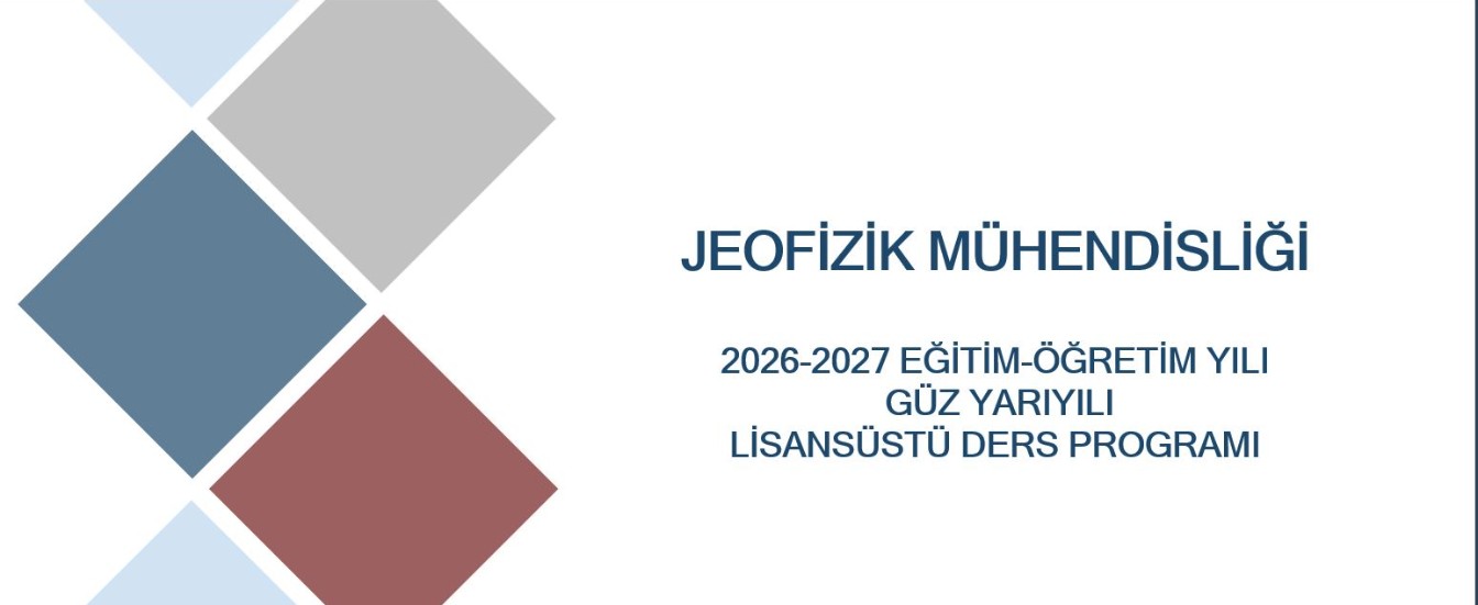 2025-2026 Eğitim Öğretim Yılı BAHAR Dönemi Lisansüstü Ders Programı