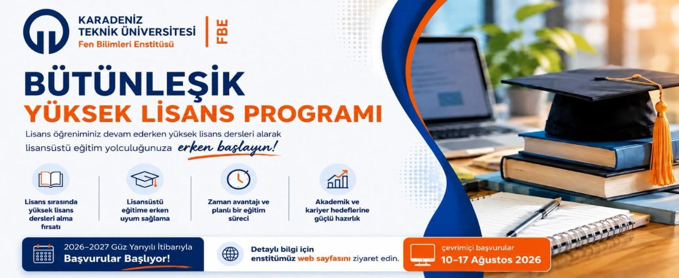 BÜTÜNLEŞİK YÜKSEK LİSANS PROGRAMI