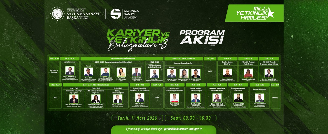 Kariyer ve Yetkinlik Buluşmaları-3 BAŞLIYOR!