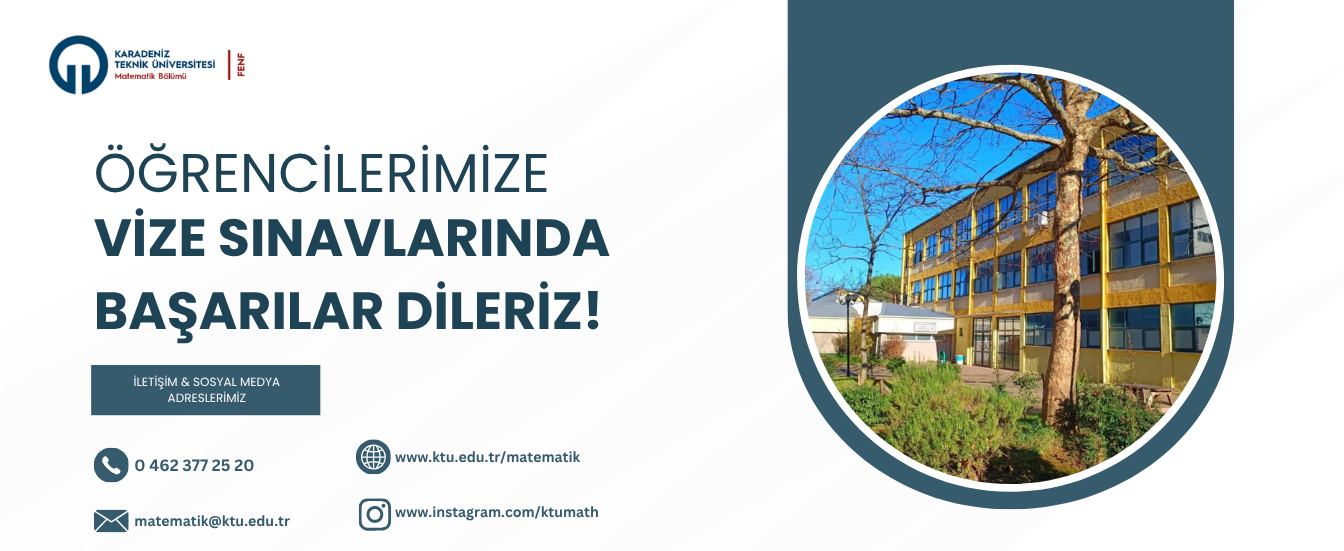 Vize Sınavlarında Başarılar Dileriz