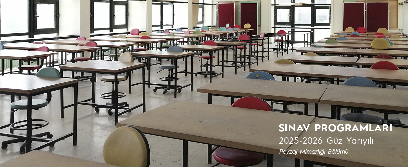 peyzaj sınav programı