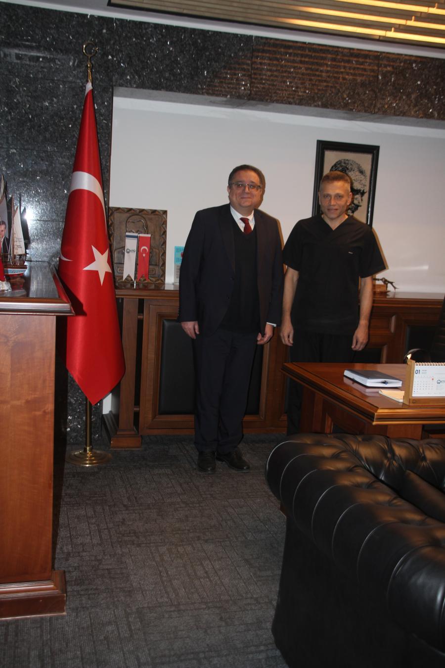 Rıza Kağan Yılmaz ve Prof. Dr. Celal TEKİNBAŞ