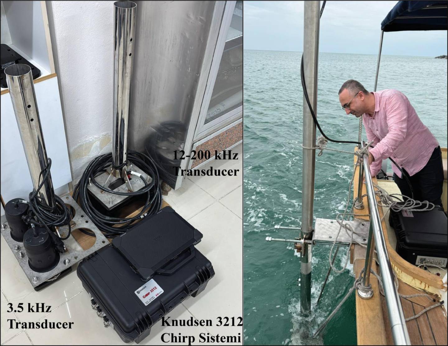 Knudsen sub-bottom profiler transducer