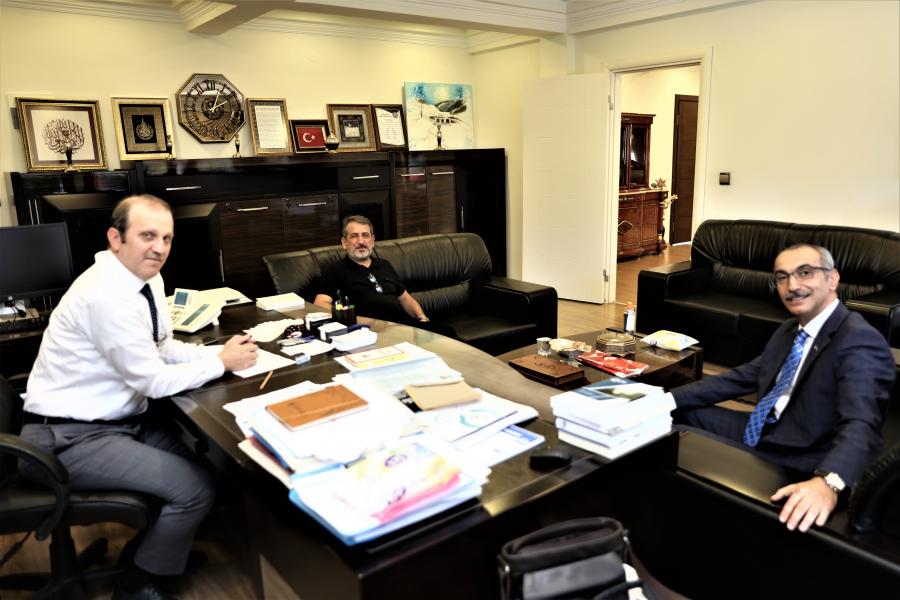 Maden Derneği Başkanı Metin GÜNEŞ ile Prof. Dr. İbrahim ALP