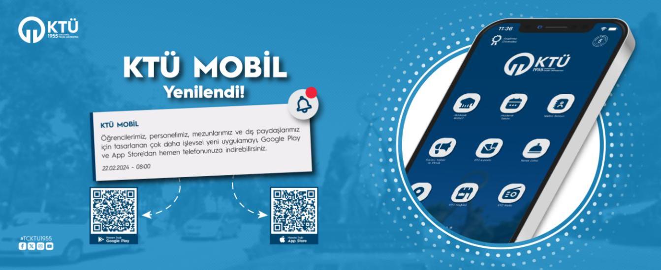 KTÜ Mobil Yenilendi