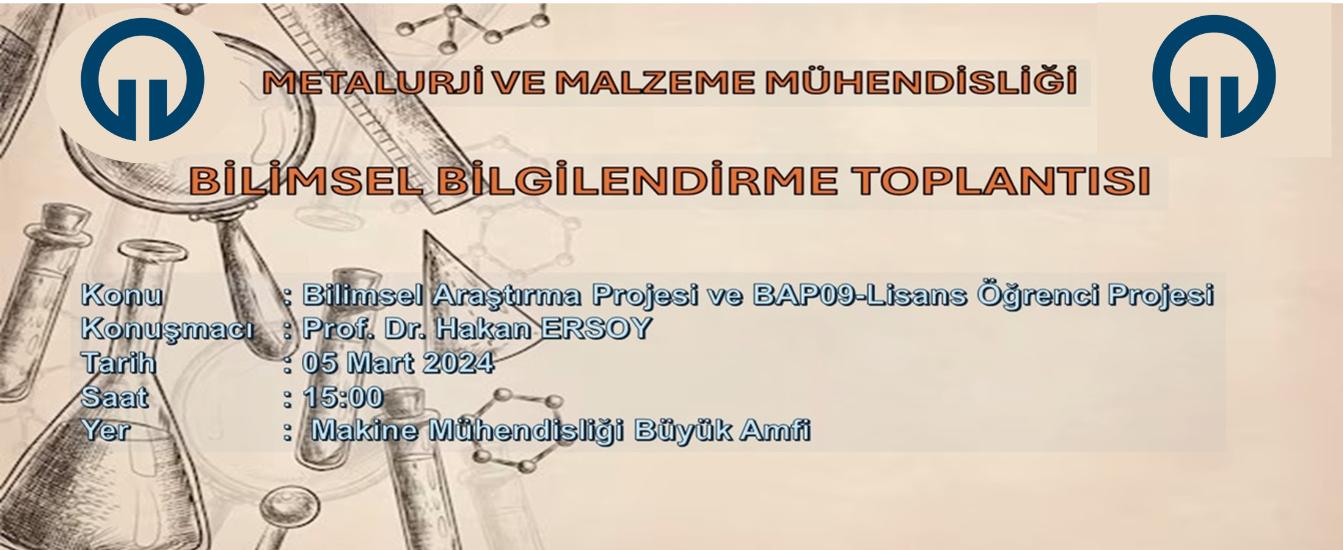 Bilimsel Bilgilendirme Toplantısı