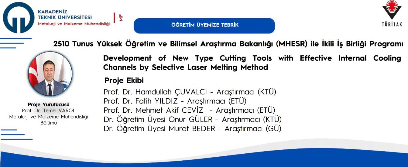 Öğretim Üyemize Uluslararası İkili İşbirliği Projesi Desteği!