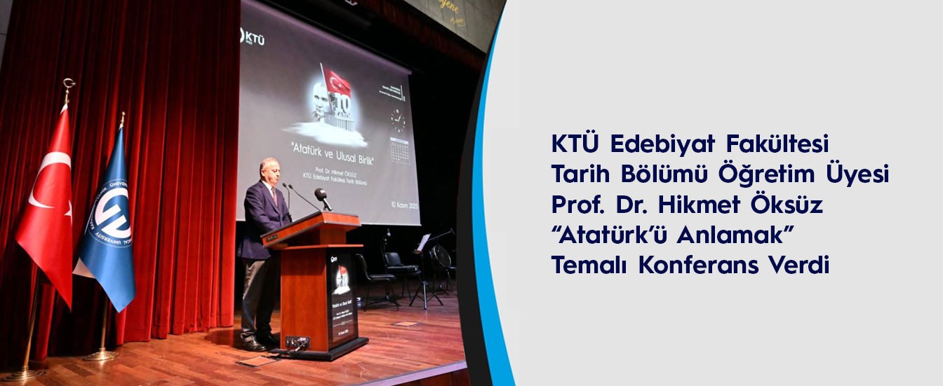 Prof. Dr. Hikmet Öksüz Konferans Verdi