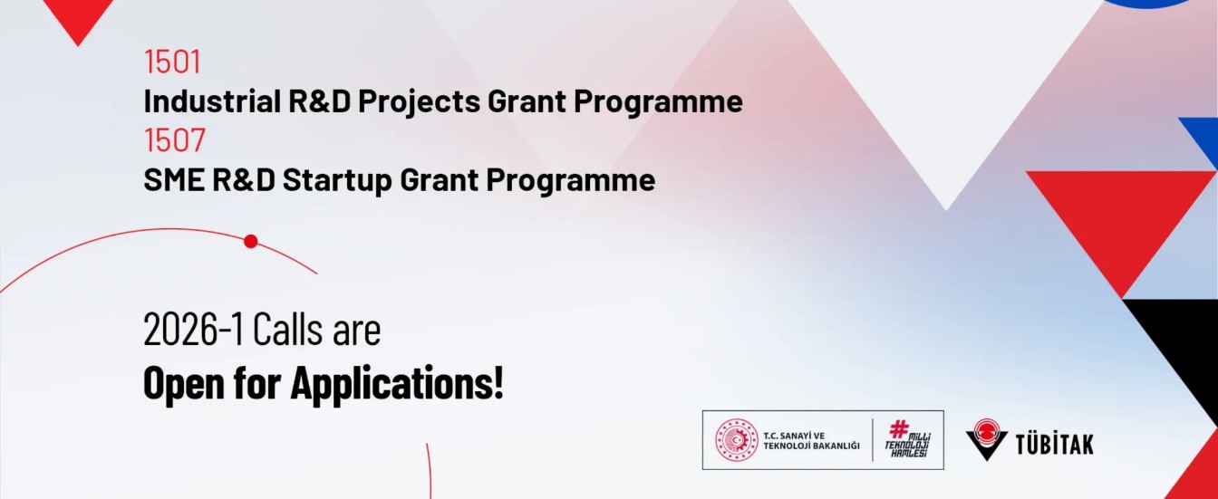 1501-Industrial R&D Projects Grant Programme and 1507-SME R&D Startup Grant Programme 2026-1 Calls a