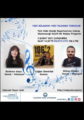 Yedi Bölgenin Yedi Telinden Türküler