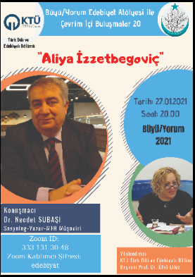 Büyü/Yorum Edebiyat Atölyesi ile Çevrim İçi Buluşmalar 20