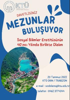 Sosyal Bilimler Enstitüsü Mezunlar Buluşması 2022