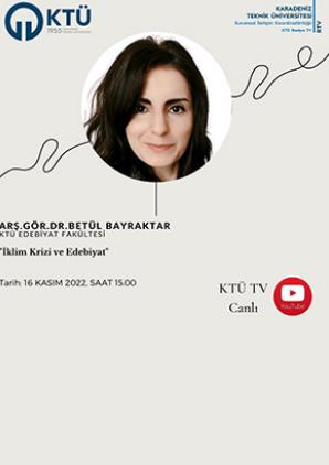 İklim Krizi ve Edebiyat Konulu Söyleşi Programı