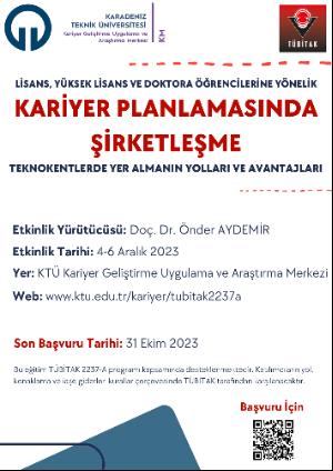 Kariyer Planlamasında Şirketleşme:
Teknokentlerde Yer Almanın Yolları ve Avantajları