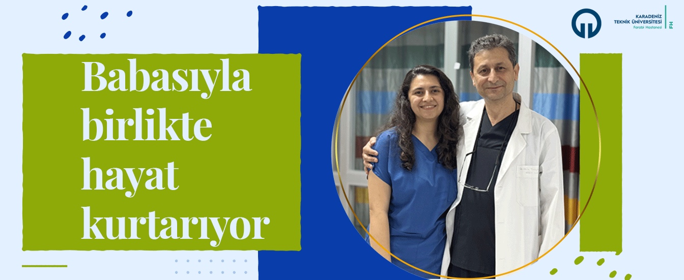 Babasıyla Birlikte Hayat Kurtarıyor