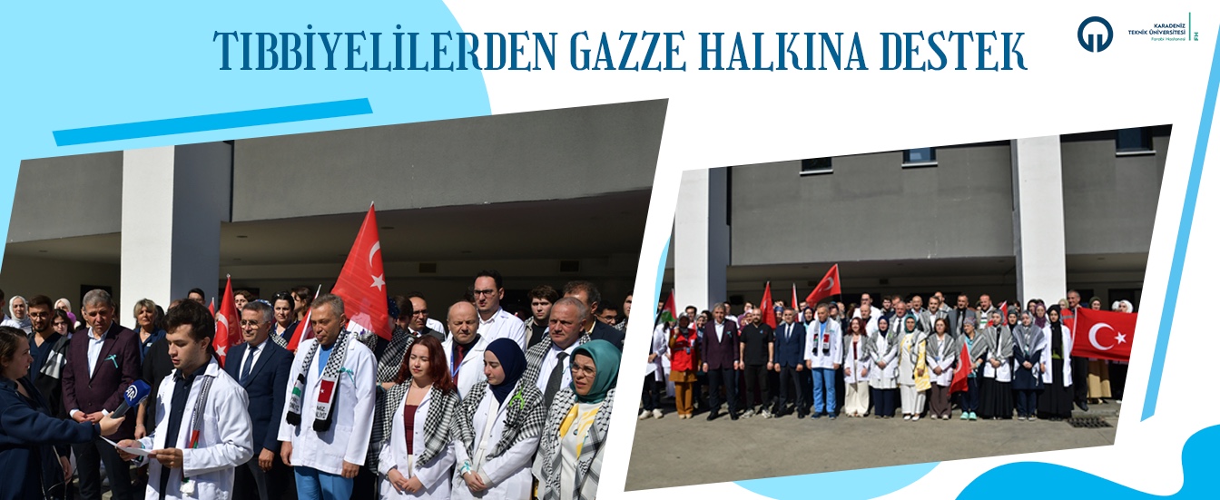 Tıbbiyelilerden Gazze Halkına Destek: "Hayat Kurtaran Eller, Gazze'deki Katliama Susamaz!"