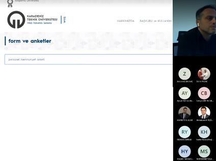 Web Yönetim Sistemi Eğitimi-2: Form ve Anket Oluşturma Modülü Eğitimi Gerçekleştirildi