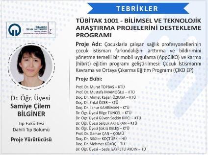 Akademisyenimize TÜBİTAK Proje Desteği