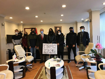 Biyoloji kulübü, Dekanımızı Ziyaret Etti