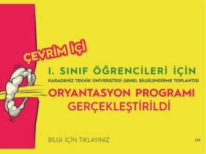 2022-2023 Eğitim-Öğretim Yılı Oryantasyon Programı 21 Eylül 2022 Tarihinde Çevrim İçi Ortamda Gerçekleştirildi