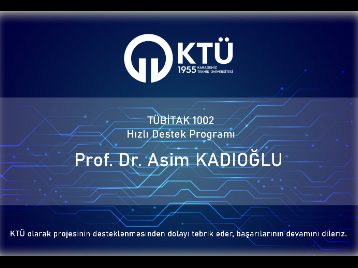 Akademisyenimize TÜBİTAK Proje Desteği