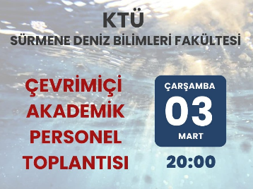 Fakültemiz 2. Akademik Personel Toplantısı Gerçekleştirildi