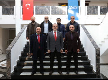 Karadeniz Uluslararası Öğrenci Derneği Heyeti, Rektörümüzü Ziyaret Etti