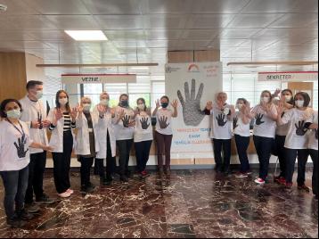 5 Mayıs Dünya El Hijyeni Günü kapsamında El Hijyenine dikkat çekildi.