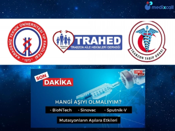Karadeniz Teknik Üniversitesi Tıp Fakültesi, Trabzon Aile Hekimleri Derneği ve Trabzon Tabip Odası işbirliği ile "Hangi Aşıyı Olmalıyım?" konulu toplantı gerçekleştirildi
