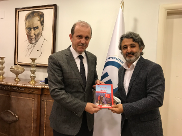 Türkiye Dağcılık Federasyonu Başkanı, Rektörümüzü Ziyaret Etti