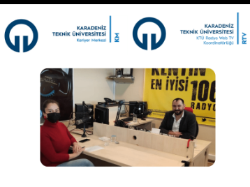 Kariyer Merkezi Koordinatör Yrd. Setenay ŞEVİK Başarının Mimarları ile Aranızdaki Köprü KTÜ Kariyer Merkezi çerçevesinde Radyo KTÜye konuk oldu.  