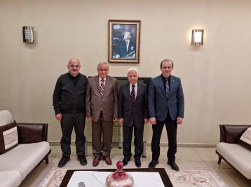 Rektörümüz, Üniversitemizin Önceki Rektörleri ile Buluştu