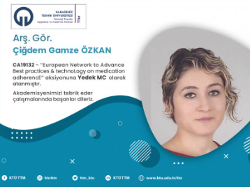 Akademisyenimizden COST Programında Başarı: Arş. Gör. Çiğdem Gamze ÖZKAN