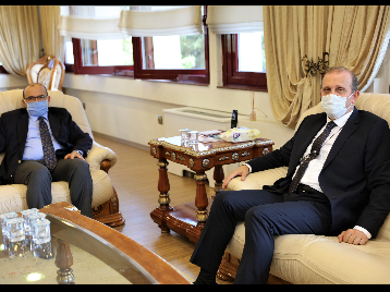 Rektörümüz Prof. Dr. Hamdullah ÇUVALCI'ya Tebrik Ziyaretleri