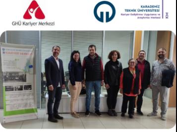 Gümüşhane Üniversitesi Kariyer Geliştirme Uygulama ve Araştırma Merkezi KTÜ KM'yi ziyaret etti.